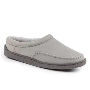 MySlippers All Season Women's Slip-On Slippers Gray Real Leather